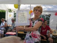 Sommerfest der Kleingartensparte - Auszeichnung für langjährige Mitgliedschaft