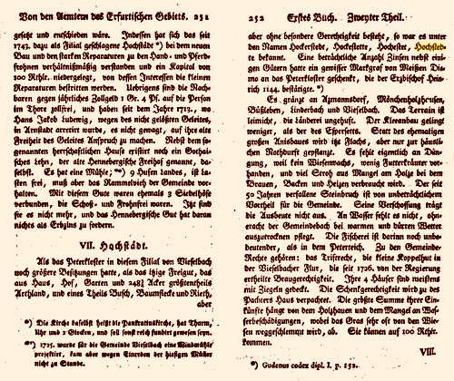 Erfurt und Erfurtisches Gebiet