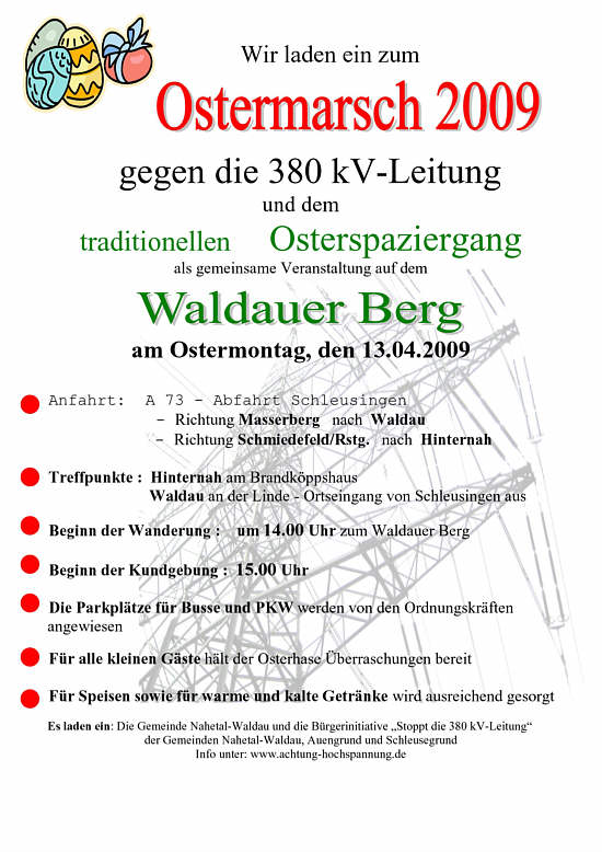Plakat Ostermarsch
