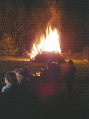 Lodernde Flammen