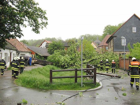 Feuerwehr am Einsatzort