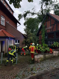 Unwetter über Hochstedt