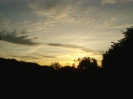 Sonnenuntergang über Hochstedt
