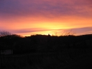 Sonnenaufgang über Hochstedt - 11.01.2007