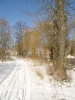 Landhaus und Teich