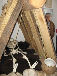 Nachbildung des Leubinger FĂŒrstengrabs