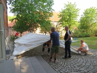 Aufbau Museumsnacht