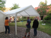 Aufbau Museumsnacht