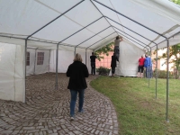 Aufbau Museumsnacht