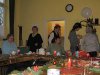 An der geschmückten Tafel