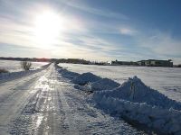 Straße zwischen Hochstedt und Mönchenholzhausen