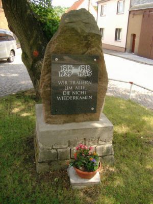 Kriegsopfer-Gedenkstein