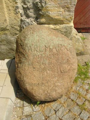 Ehemaliger Karl-Marx-Gedenkstein