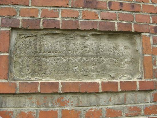 Sandsteintafel von 1550