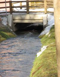 Bachbrücke an der Kreuzung Waidgarten/Brunnenstraße