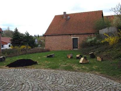 Mutterboden am ehemaligen Standort