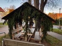 Winterliche Minzebank