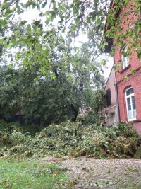 Unwetter über Hochstedt