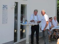 Dank des Vereins-Präsidenten