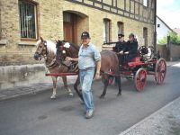 Historische Feuerspritze