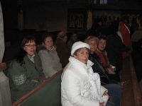 Vereinsmitglieder beim Bibbern