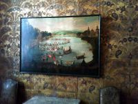 Gemälde "Gondeln auf dem Schlossteich"