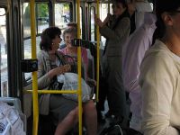 Erste Straßenbahnfahrt in Prag