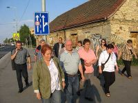 Weg zur Gaststätte auf dem Weissen Berg