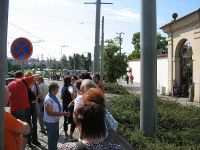 Stadtrundfahrt - Ausstieg am Wallenstein-Garten