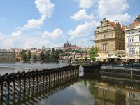 Blick über die Moldau