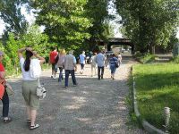 Weg zur Straßenbahn