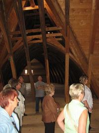 Der Dachstuhl der Burg