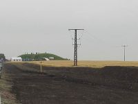 Erdbewegung am Hügel