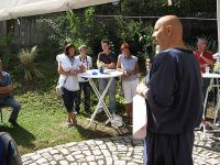 Begrüßung der Gäste