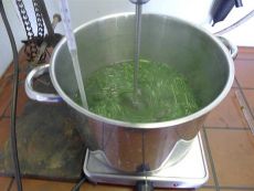 Verquirlen mit Temperatursteigerung