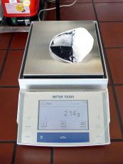 Filtern des Farbstoffs