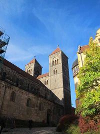 Auf dem Weg zur Stiftskirche von Quedlinburg