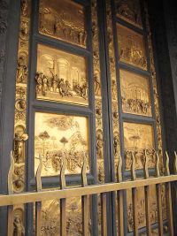 Tür des Baptisterium