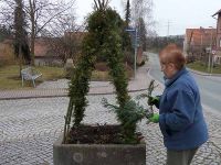 Grundkonstruktion mit Grün