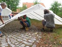 Vorbereitung aufs Waidfest