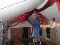 Vorbereitung aufs Waidfest - Rechts-Links-Abstimmung