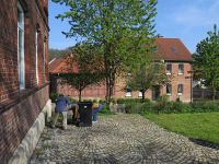 Aufbau der Pavillons