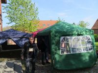 Aufbau der Pavillons