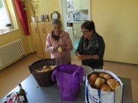 Aufbau der Pavillons