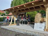 Waidsteineinweihung und ausstellung zur 800-Jahrfeier von Sohnstedt