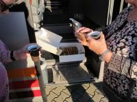 Herbstfahrt - Kaffeepause mit Heidelbeerecke