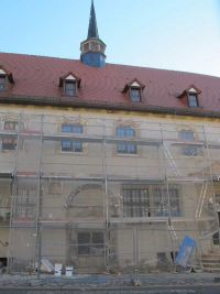 Herbstfahrt - Eingerüstetes Rathaus