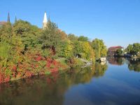 Herbstfahrt - Auf der Saalebrücke