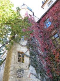 Herbstfahrt - Schlosshof von Schloss Merseburg