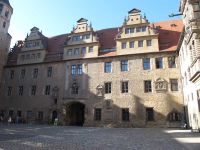 Herbstfahrt - Schlosshof von Schloss Merseburg